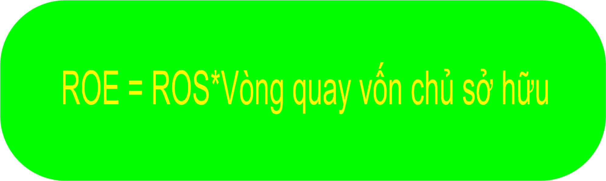 Công thức tính roe theo vòng quay vốn CSH